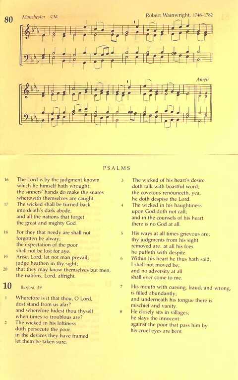 The Irish Presbyterian Hymnbook page 22