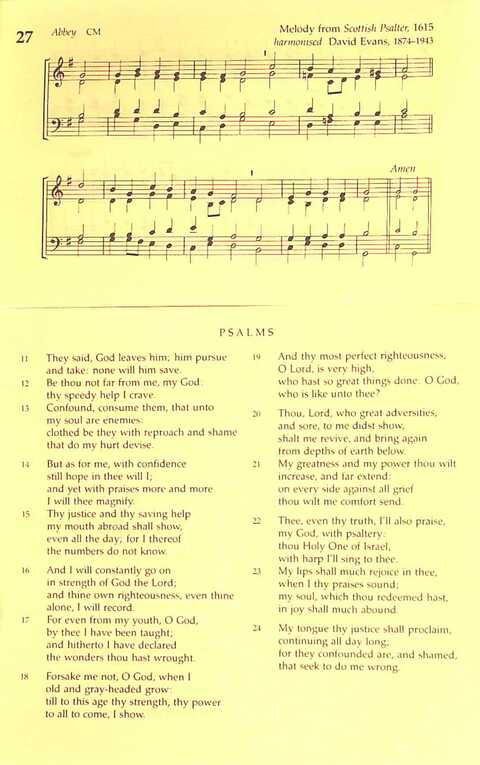 The Irish Presbyterian Hymnbook page 262