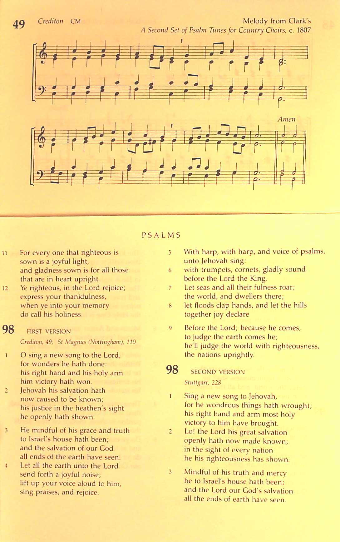 The Irish Presbyterian Hymbook page 367