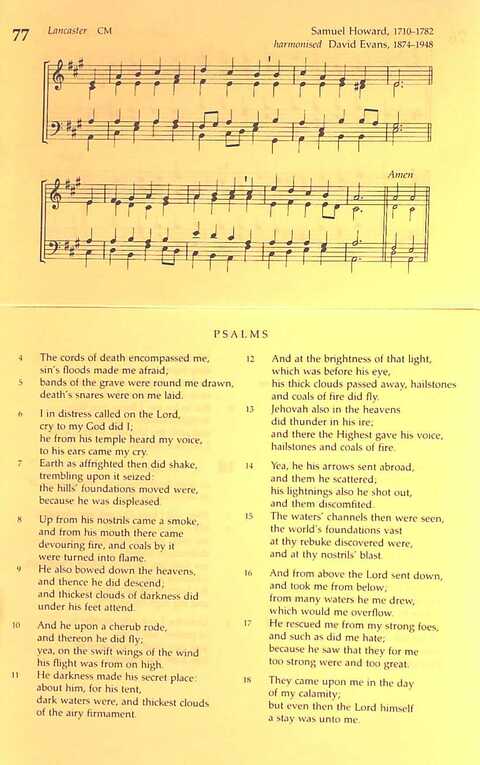 The Irish Presbyterian Hymnbook page 39