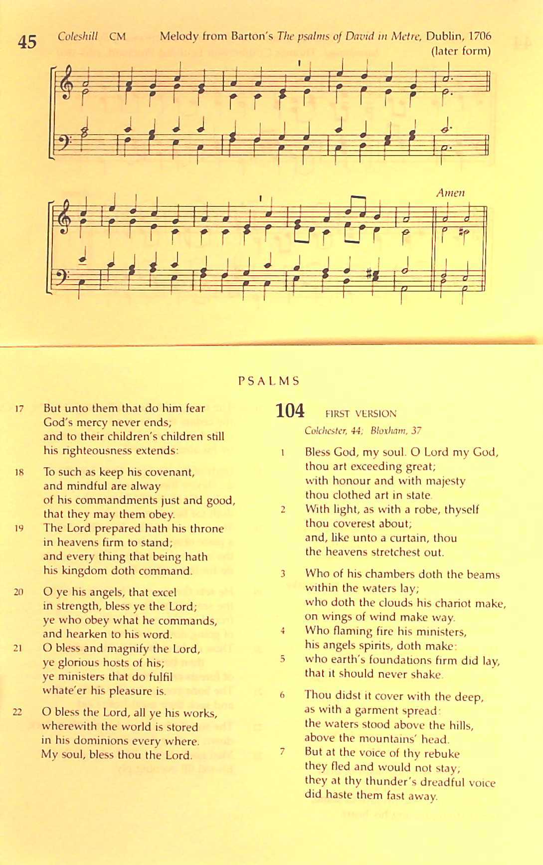 The Irish Presbyterian Hymbook page 390
