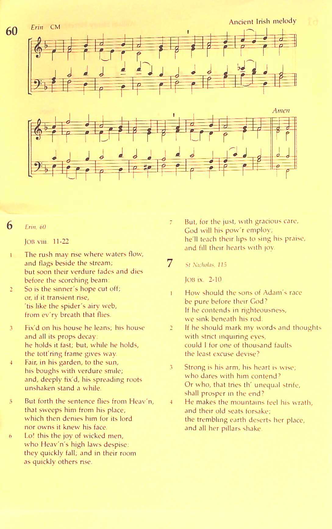 The Irish Presbyterian Hymbook page 629