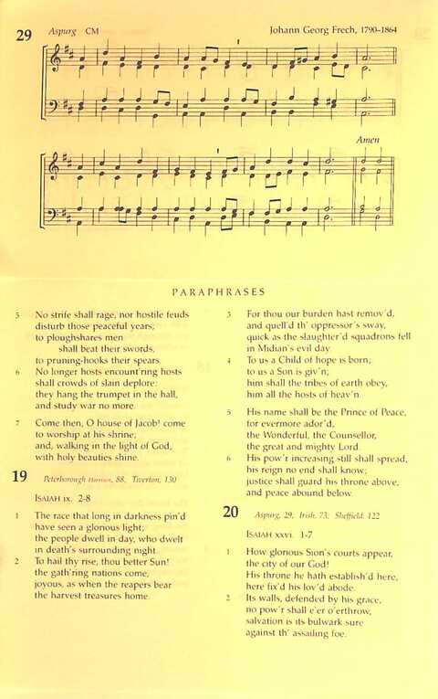 The Irish Presbyterian Hymbook page 652