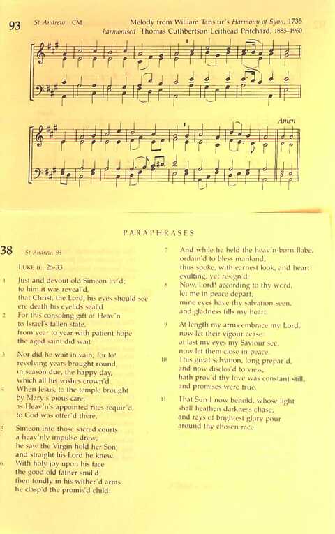 The Irish Presbyterian Hymbook page 693