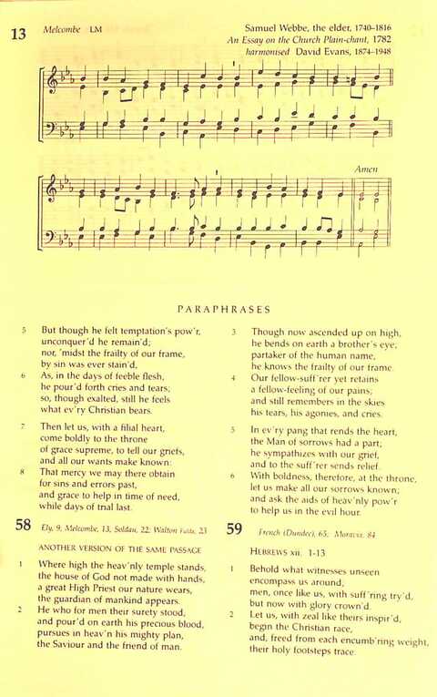 The Irish Presbyterian Hymbook page 737
