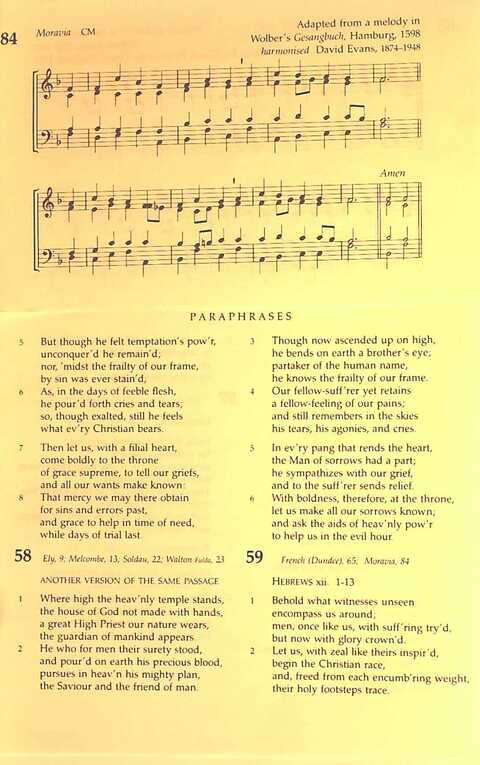 The Irish Presbyterian Hymnbook page 743