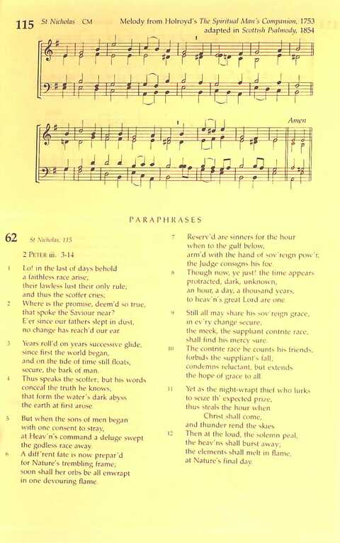 The Irish Presbyterian Hymnbook page 750