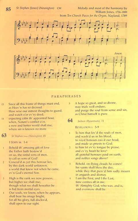 The Irish Presbyterian Hymnbook page 752
