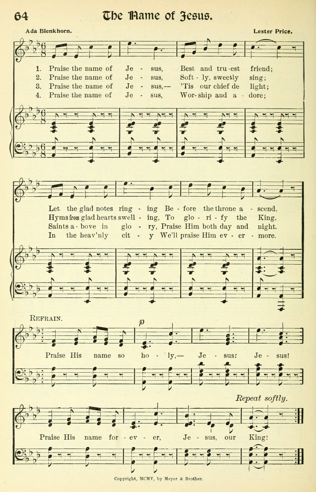 Inspiring Songs No. 1: for the Sunday school page 71