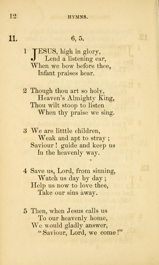 The Infant-School Hymn-Book page 12
