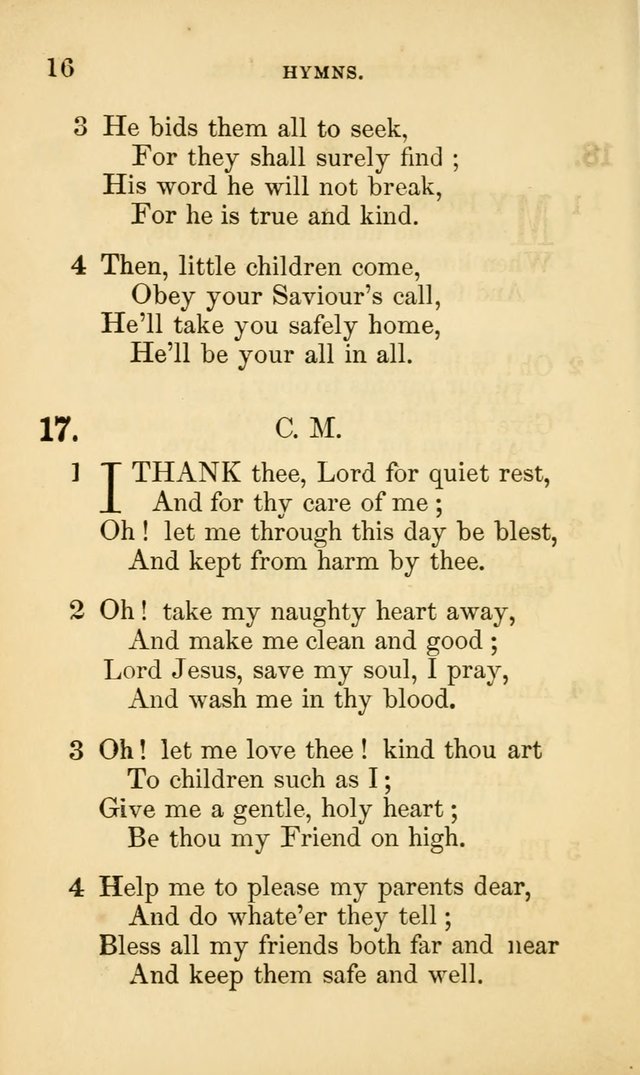 The Infant-School Hymn-Book page 16