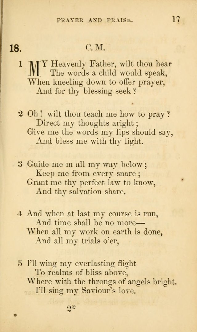 The Infant-School Hymn-Book page 17
