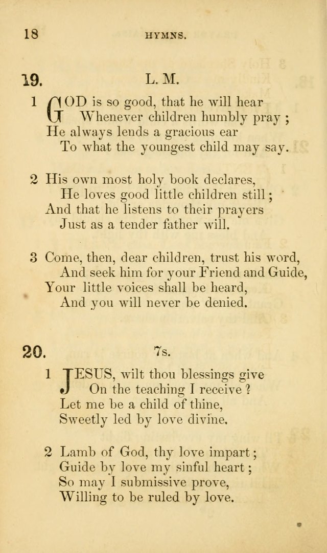 The Infant-School Hymn-Book page 18