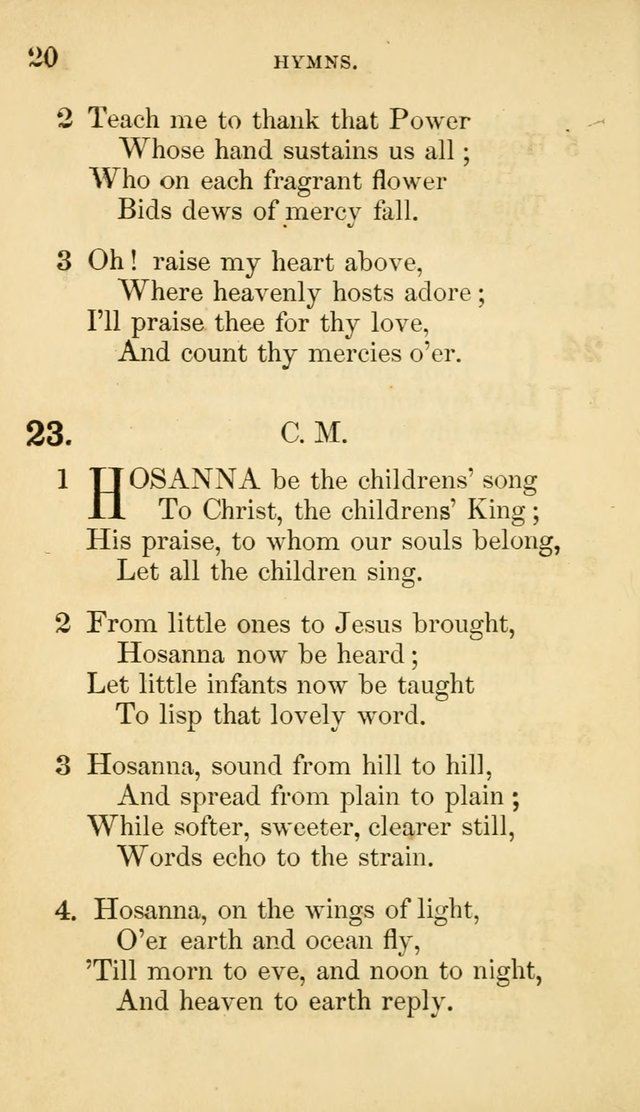 The Infant-School Hymn-Book page 20
