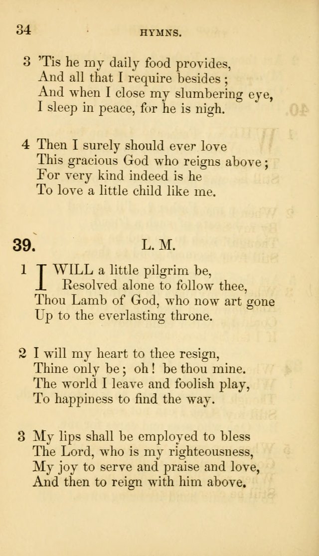 The Infant-School Hymn-Book page 34