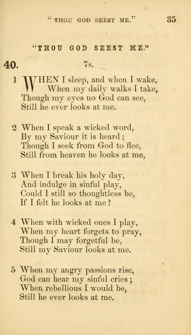 The Infant-School Hymn-Book page 35