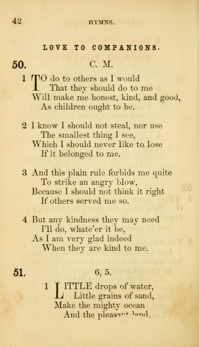 The Infant-School Hymn-Book page 42