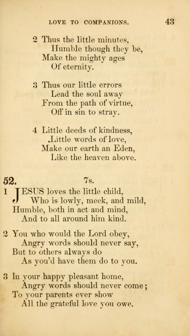 The Infant-School Hymn-Book page 43