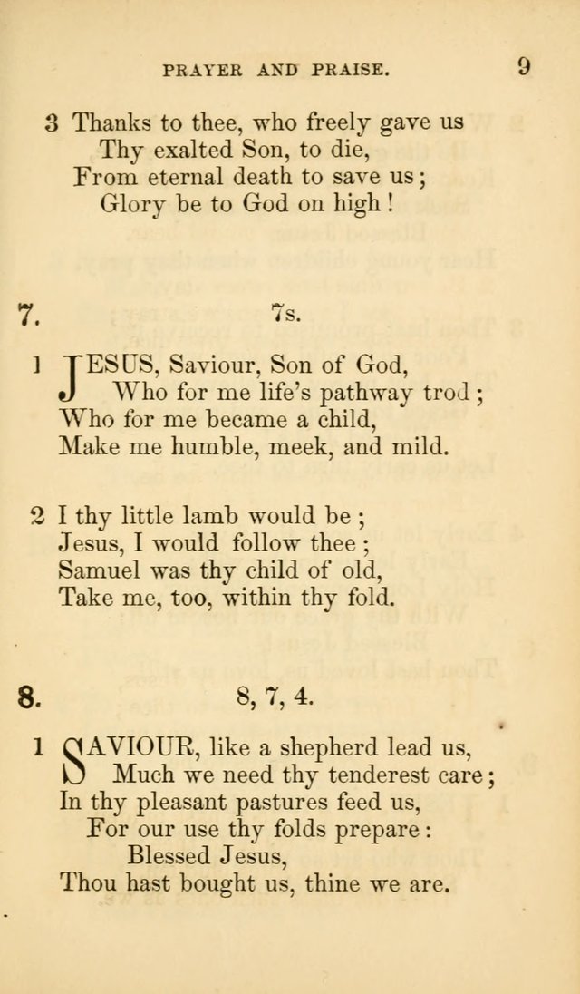 The Infant-School Hymn-Book page 9