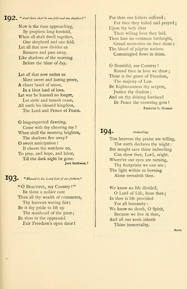Isles of Shoals Hymn Book and Candle Light Service page 91
