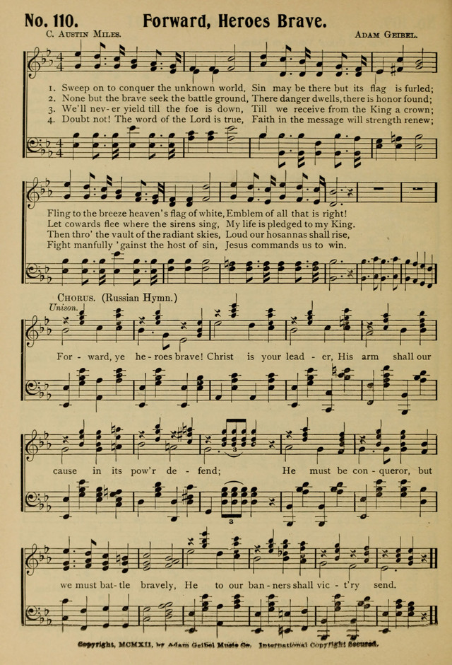 Ideal Sunday School Hymns page 110
