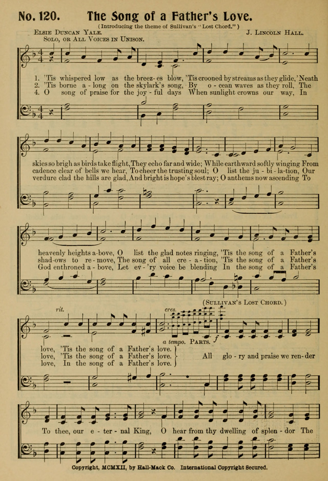 Ideal Sunday School Hymns page 120