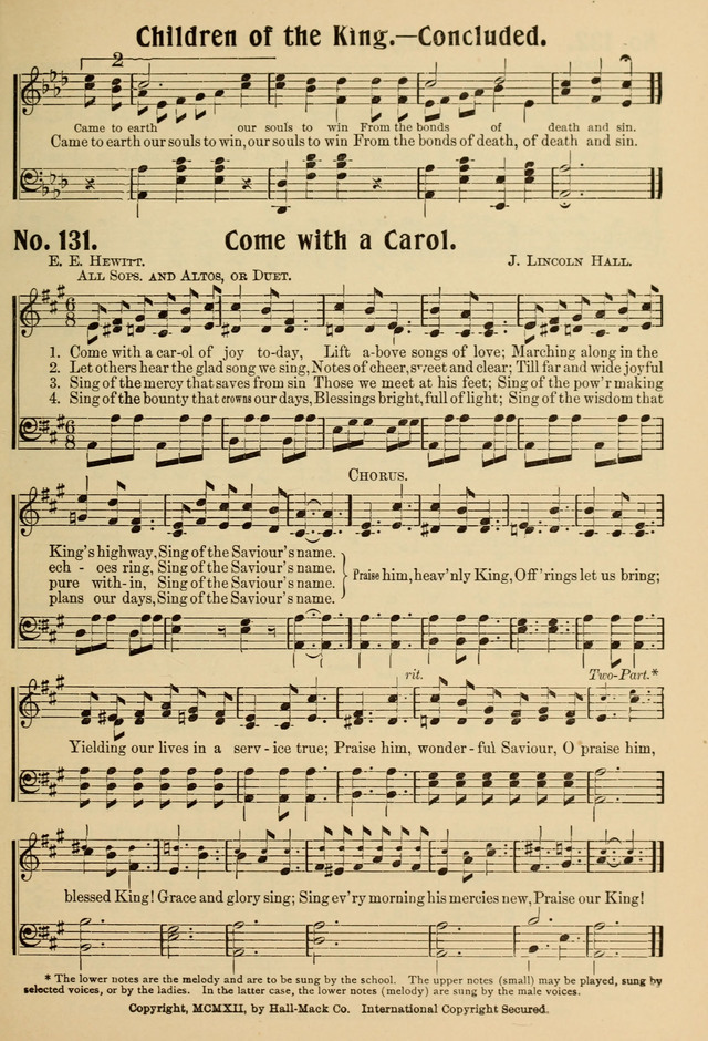 Ideal Sunday School Hymns page 131