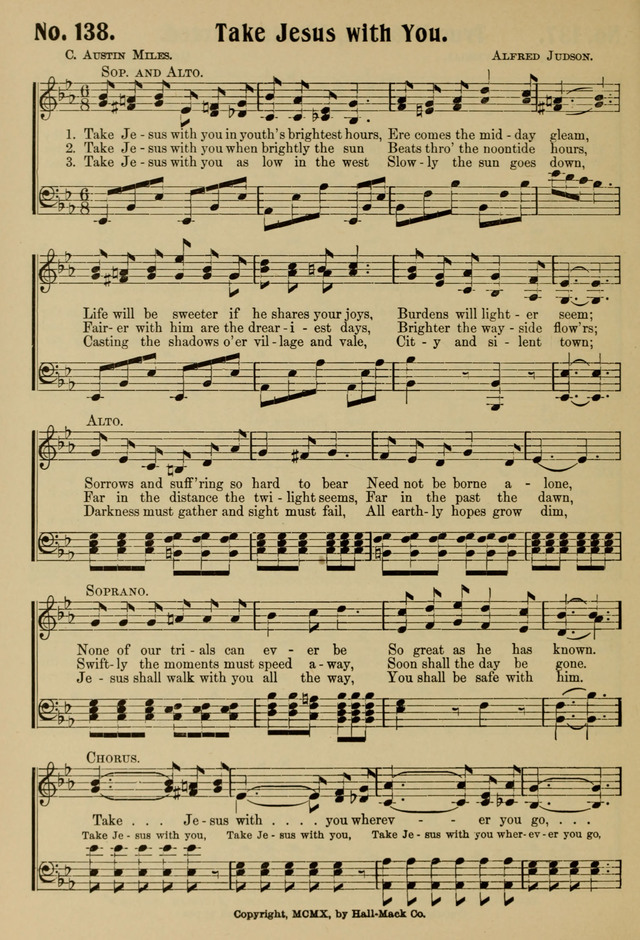 Ideal Sunday School Hymns page 138