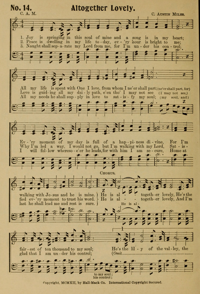 Ideal Sunday School Hymns page 14