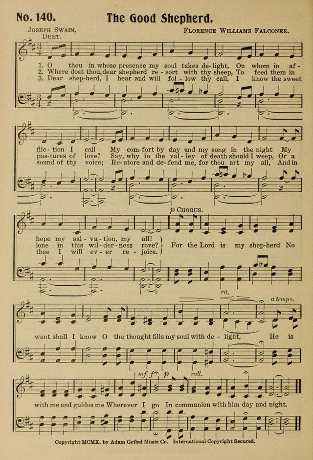 Ideal Sunday School Hymns page 140