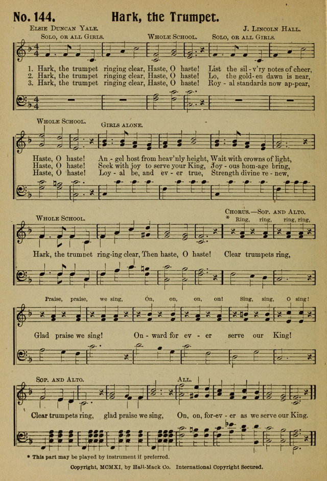 Ideal Sunday School Hymns page 144
