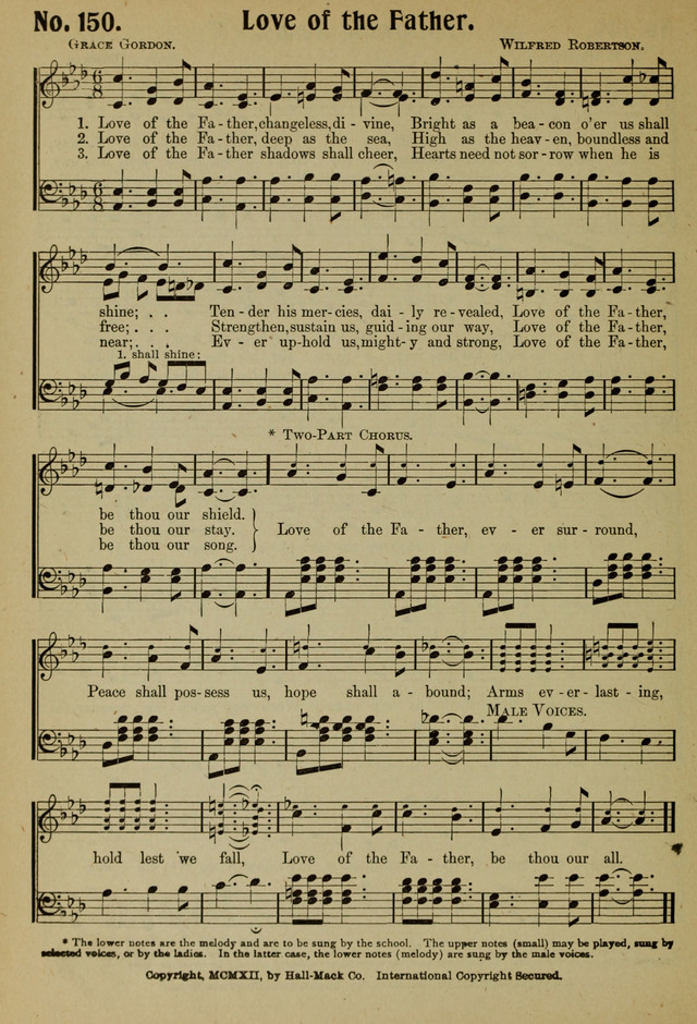 Ideal Sunday School Hymns page 150