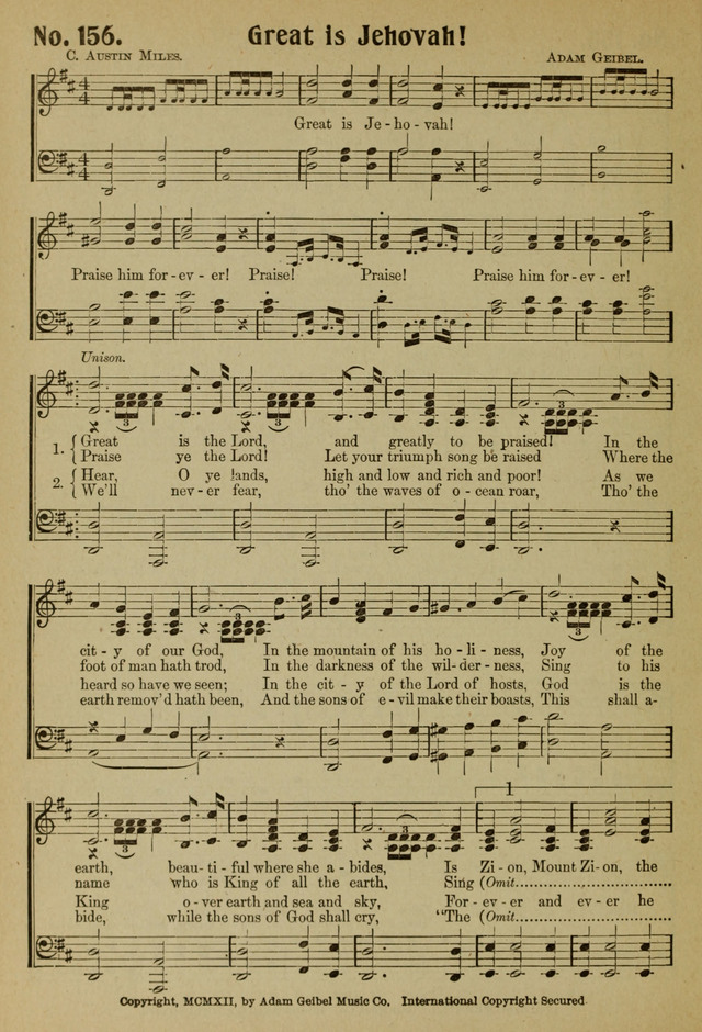 Ideal Sunday School Hymns page 156