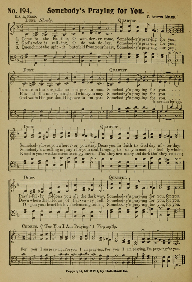 Ideal Sunday School Hymns page 194