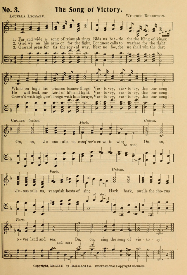 Ideal Sunday School Hymns page 3
