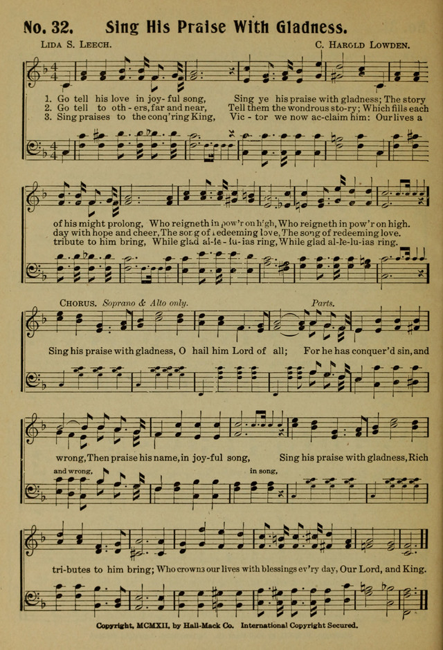 Ideal Sunday School Hymns page 32