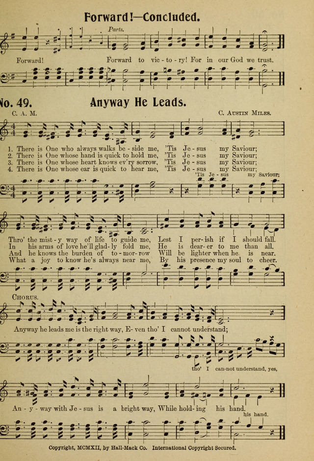 Ideal Sunday School Hymns page 49