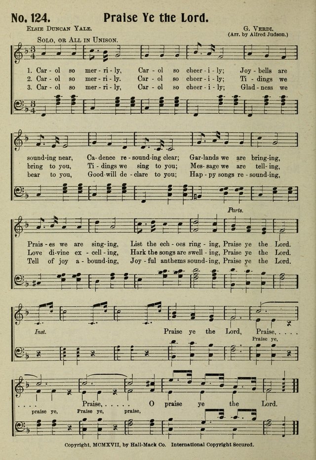 Jubilate : A Modern Sunday-School Hymnal page 125