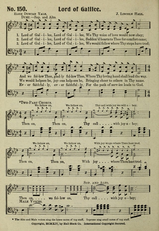 Jubilate : A Modern Sunday-School Hymnal page 151