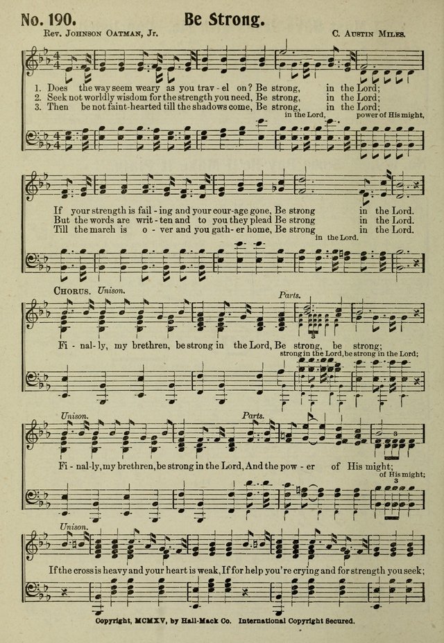 Jubilate : A Modern Sunday-School Hymnal page 191