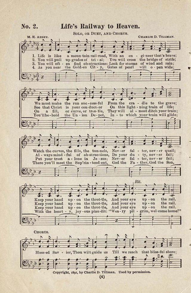 The Joy Bells of Canaan or Burning Bush Songs No. 2 page 2