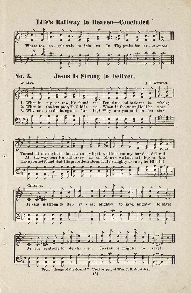 The Joy Bells of Canaan or Burning Bush Songs No. 2 page 3