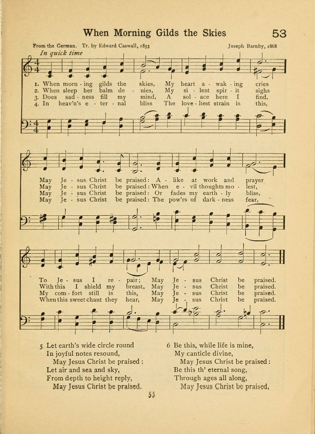 Junior Carols: a collection of sacred songs for Junior Societies, Sunday Schools, the Home Circle page 55