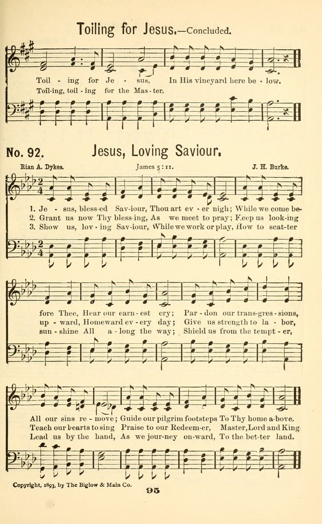 Junior Christian Endeavor Songs page 104