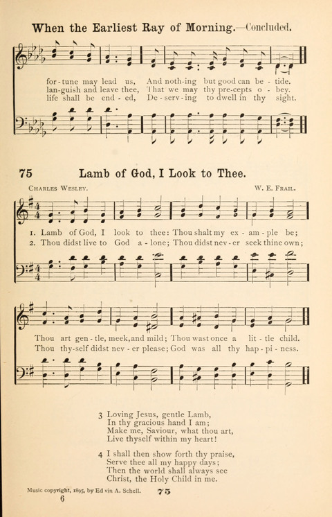 The Junior Hymnal page 75