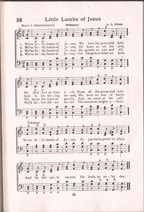 Junior Hymns page 39