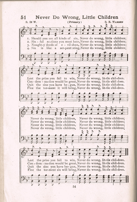 Junior Hymns page 52
