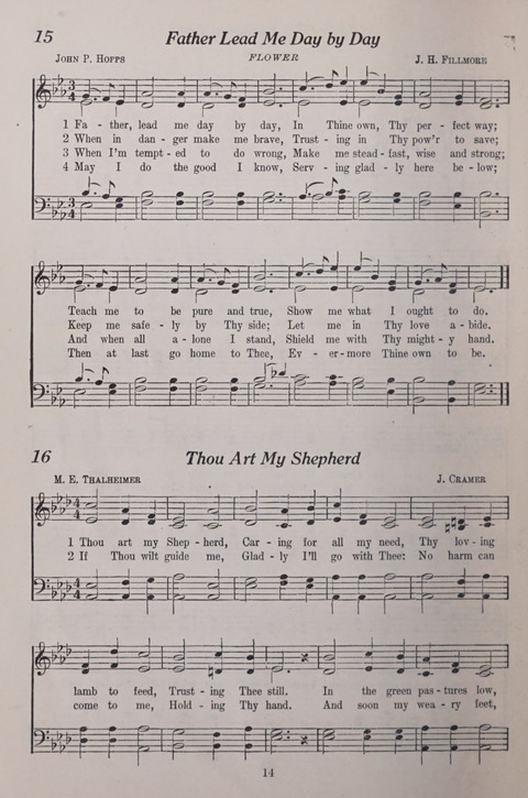 The Junior Hymnal page 14