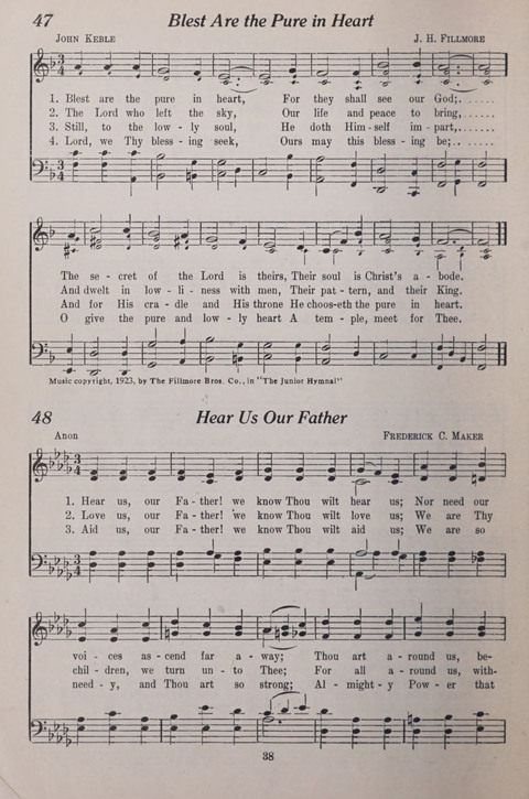 The Junior Hymnal page 38