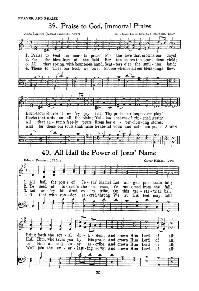 The Junior Hymnal, Containing Sunday School and Luther League Liturgy and Hymns for the Sunday School page 32